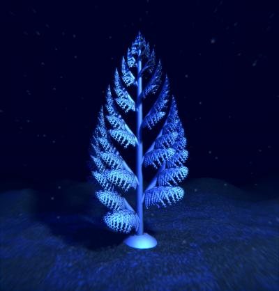 Paleontological Reconstruction of Rangeomorph Fronds (1 of 2)