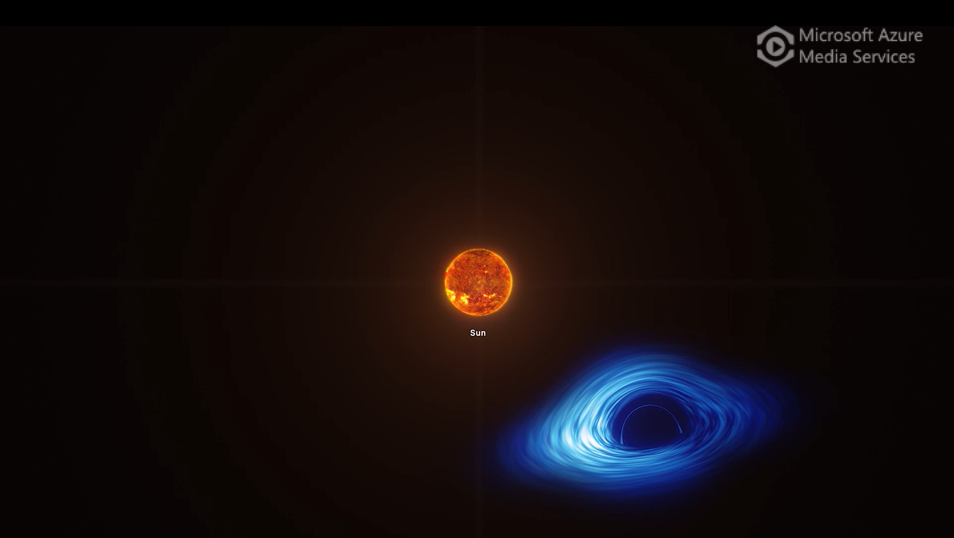 NASA Animation Sizes Up the Biggest Black Holes