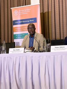 EBRI researcher Dan Abudu