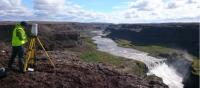 Hafragilsfoss Waterfall on the Jökulsá á Fjöllum River in North-East Iceland