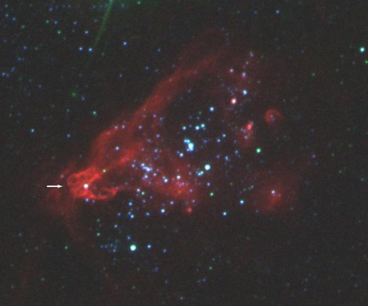 Multi-Color Optical Image around the ULX (1 of 3)