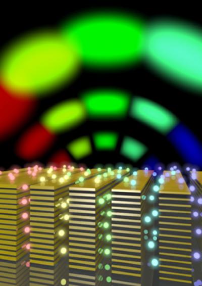 Artificial Material for Ultrafast Optical Communication