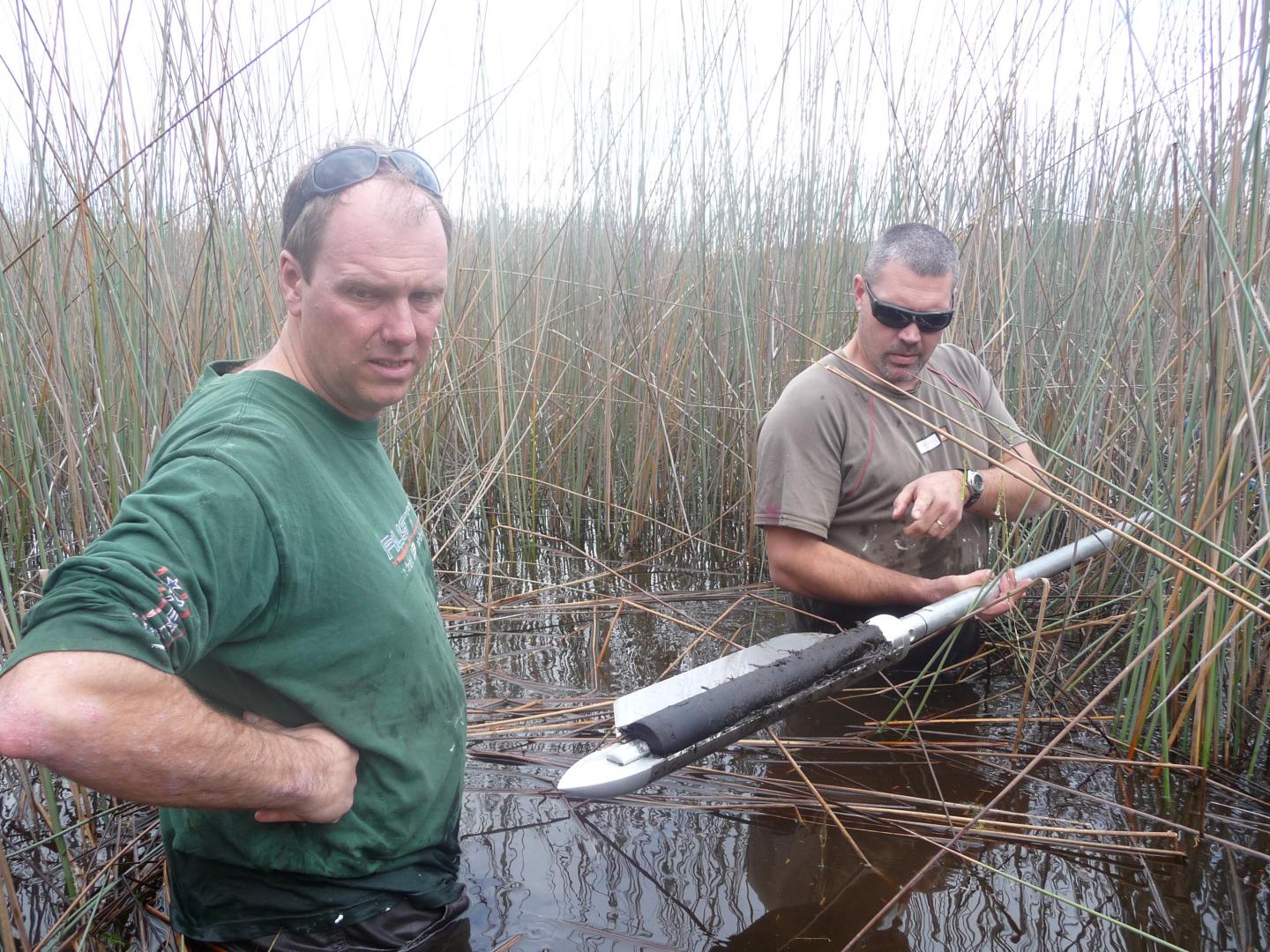 Coring in Duck Lagoon (1 of 2)