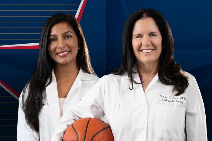 Dr. Sabrina Sawlani and Dr. Sharon Hame