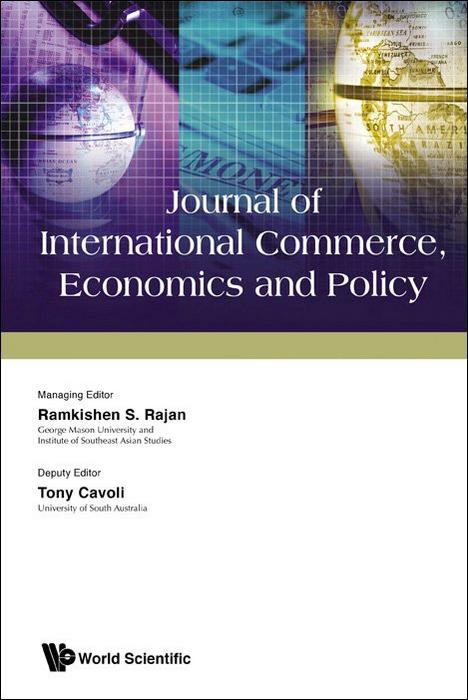 Cover for "Journal of International Commerce, Economics and Policy"