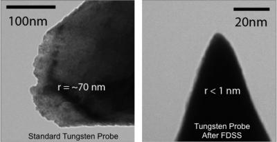 Ion-Sharpened STM Probe