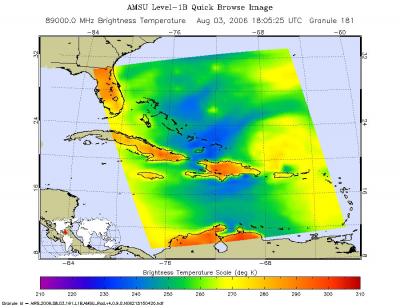 NASA Satellite Sees Tropical Depression Chris' Rainfall | EurekAlert!