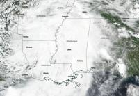 Suomi NPP image of Post-Landfall Barry