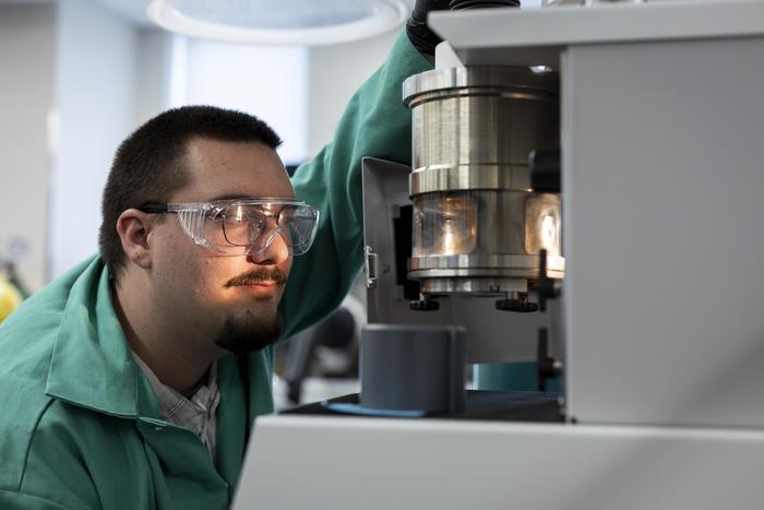 Preparing the arc melter to synthesize manganese diboride