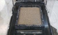 Rubble-rubber mix