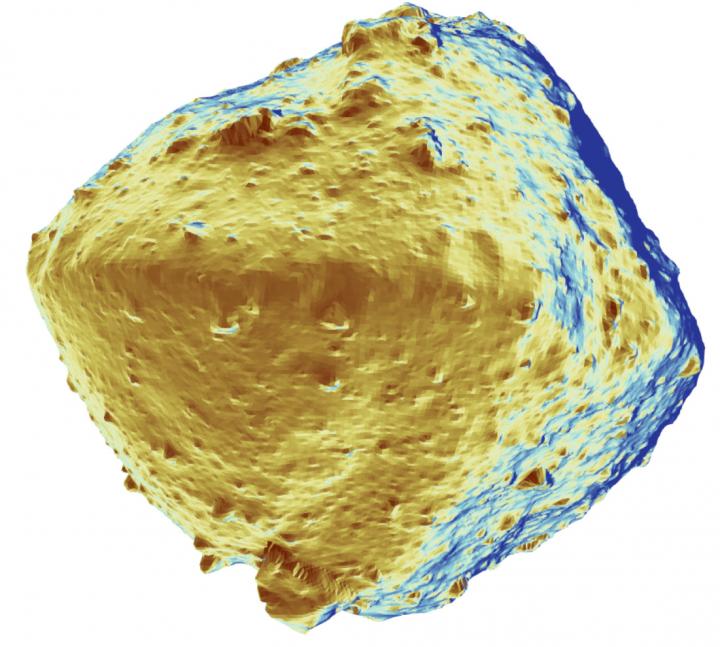 Asteroid Ryugu in False Color