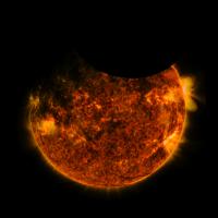SDO's Double Eclipse