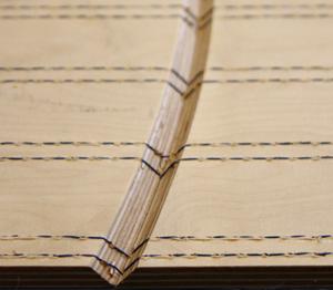 Sewing can also be used to create a fold or a seam.