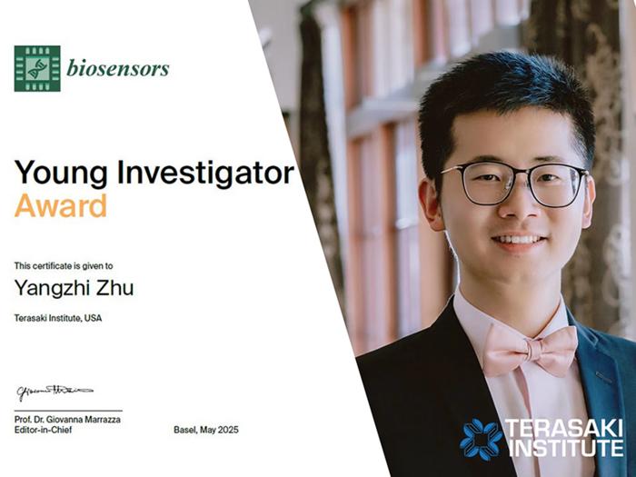 Dr. Yangzhi Zhu Recognized as 2024 Biosensors Young Investigator Award Recipient