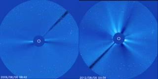 NASA's SOHO Compares Solar Activity in 2009 and 2012