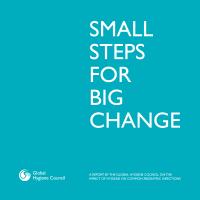 #SmallStepsForBigChange Report