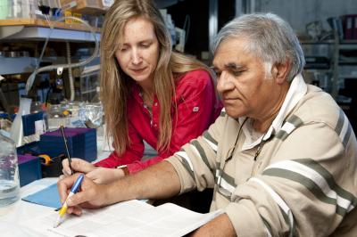 Dinorah Friedmann-Morvinski and Inder Verma, Salk Institute