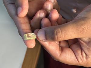 Sensor for GlassTENG