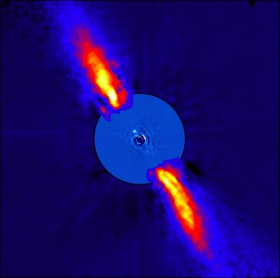 Beta Pictoris As Seen in Infrared Light