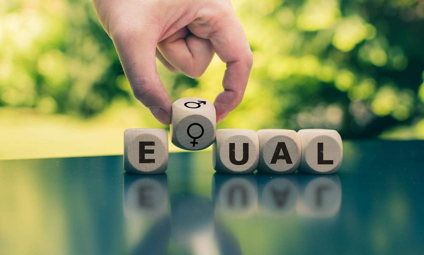 Symbol for equal rights. Cubes form the word [IMAGE] | EurekAlert ...