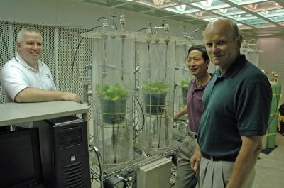 Dr. Ron Lacey, Dr. Fred Davies and Dr. Chuan He
