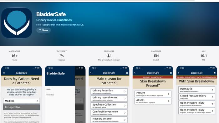 Bladdersafe app