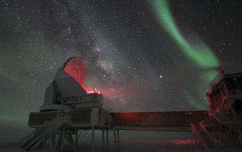 Massive Primordial Galaxies Found in 'Halo' of Dark Matter