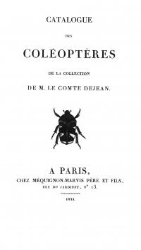 Dejean's Catalog