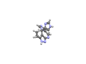 CSD structure QATXOB - found to be a conglomerate crystal structure which has spontaneously enriched chirality on crystallization, making it useful to medicinal chemists as a starting material for chiral drugs.