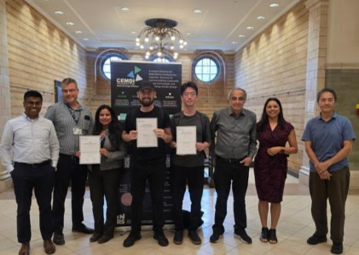 Winners of RCS awards at the 4th CEMDI-PAIMS Symposium, Montreal, Qc, Canada