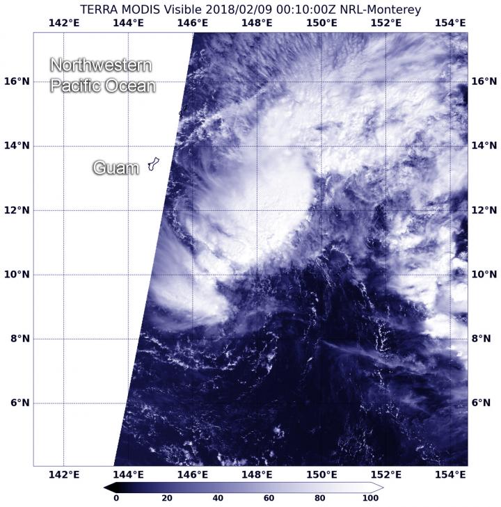 Terra image of 02W