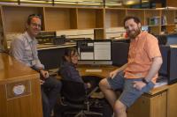 Professor Thomas Busch, Ayaka Usui, and Dr. Thomás Fogarty