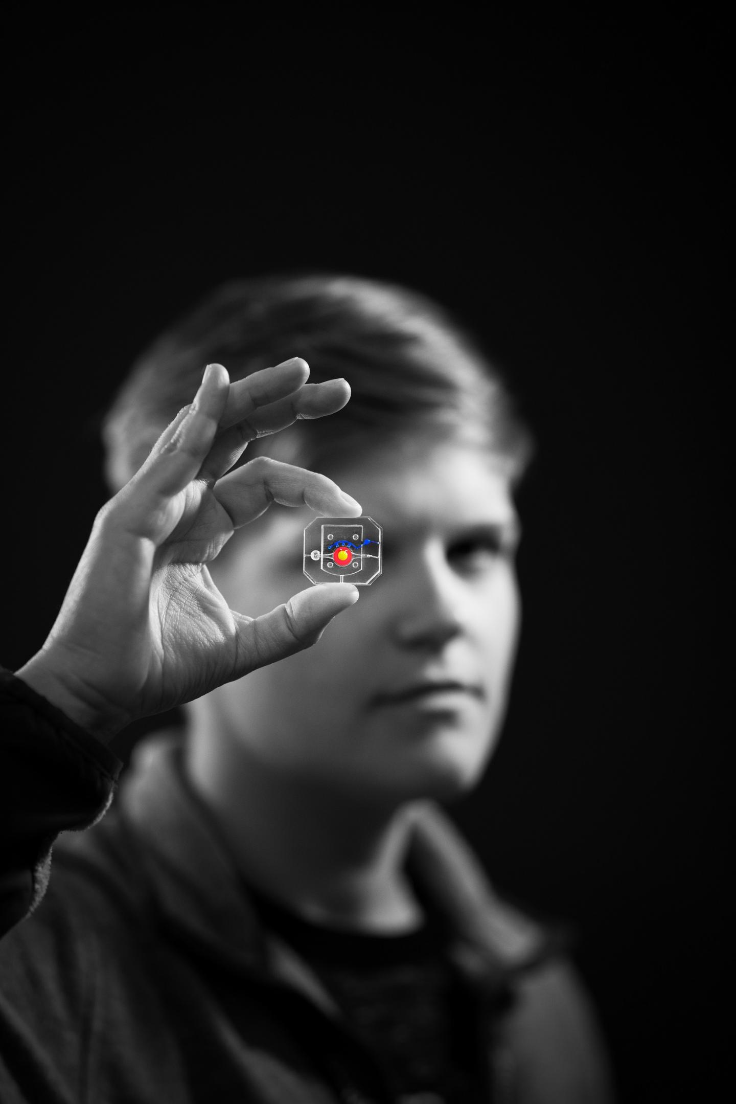 Holding an Eye-on-a-Chip