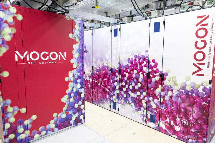 The MOGON NHR South-West high-performance computer in the JGU server room