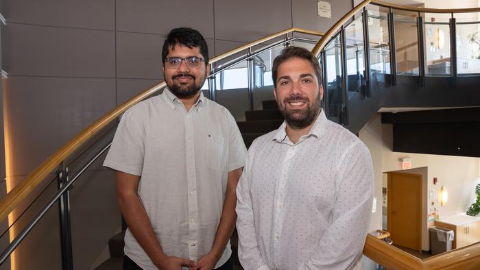 Chaitanya Naimesh Parikh, PhD’26, and Marcus Ruscetti, PhD