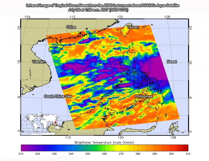 AIRS Image of Nesat