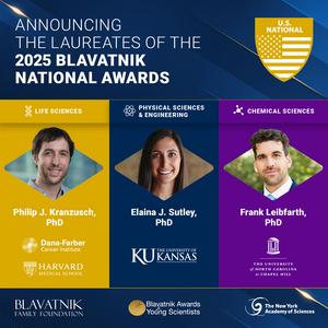 Trailblazing Young Scientists Honored with $250,000 Prizes at Blavatnik National Awards Gala