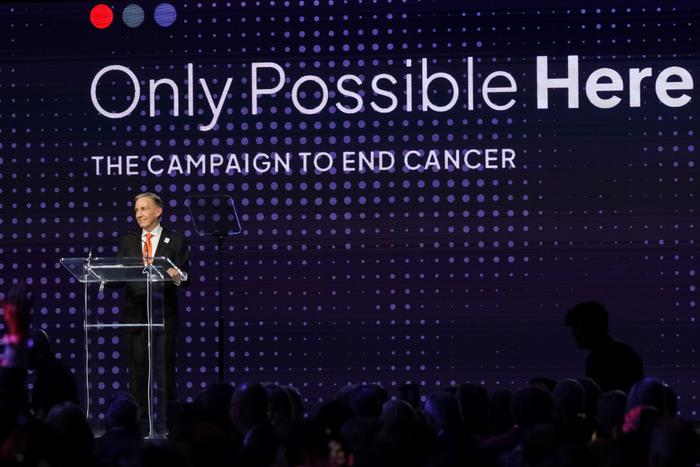 Peter WT Pisters, M.D. speaks at philanthropic campaign public launch event on Nov. 12, 2025
