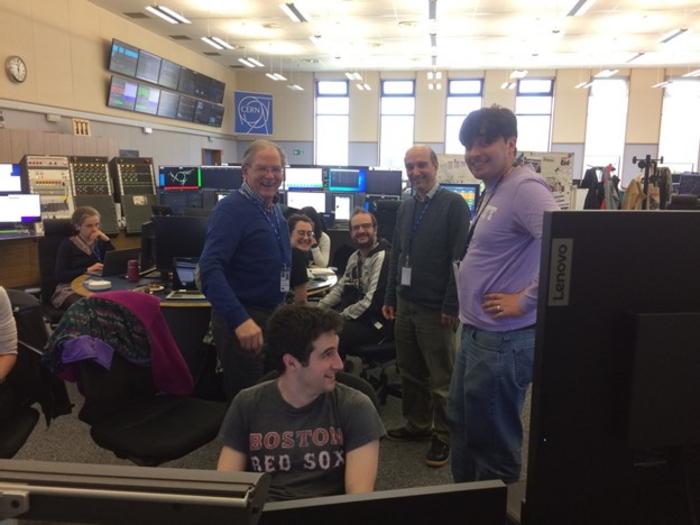 Team at CERN control room