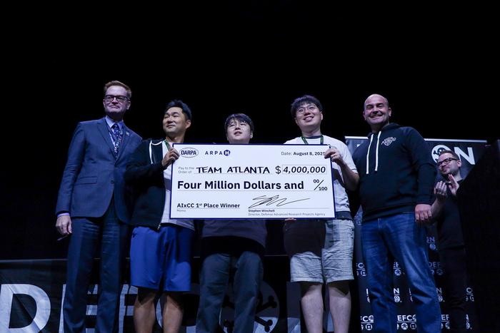 'Team Atlanta', in which KAIST Professor Insu Yun research team participated, won the DARPA AI Cyber Challenge in the US, with a prize of 5.5 billion KRW​