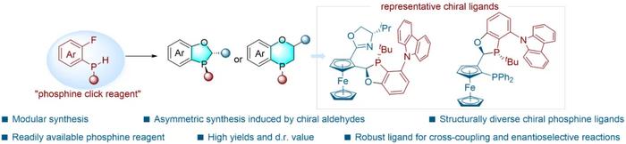 Efficient Construction of Benzooxane Heterocyclic Phosphine Skeleton by Tandem Nucleophilic Addition/SNAr Cycloning Reaction