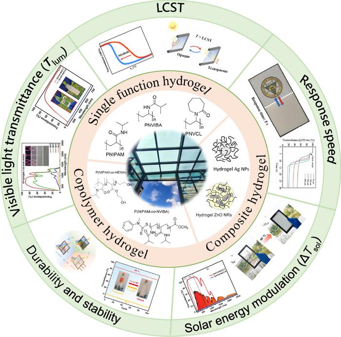 Performance and Optimization Strategies of Thermochromic Polymer Hydrogels