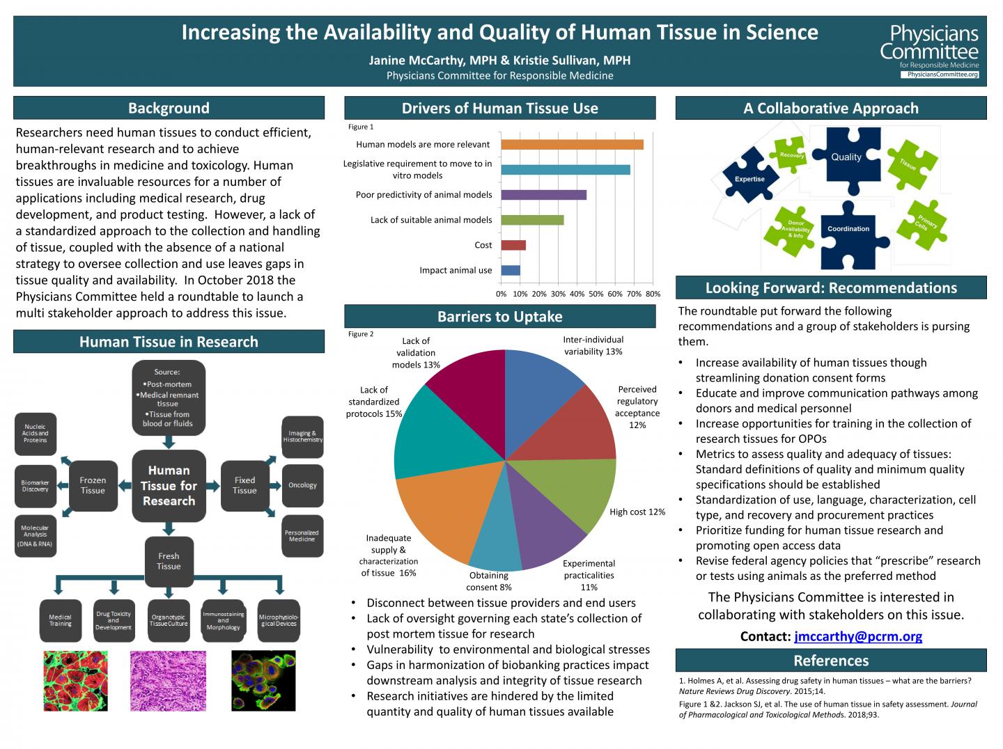 Increasing the Availability and Quality of Human Tissue in Science
