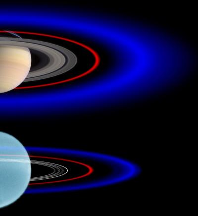 Blue Ring Discovered Around Uranus