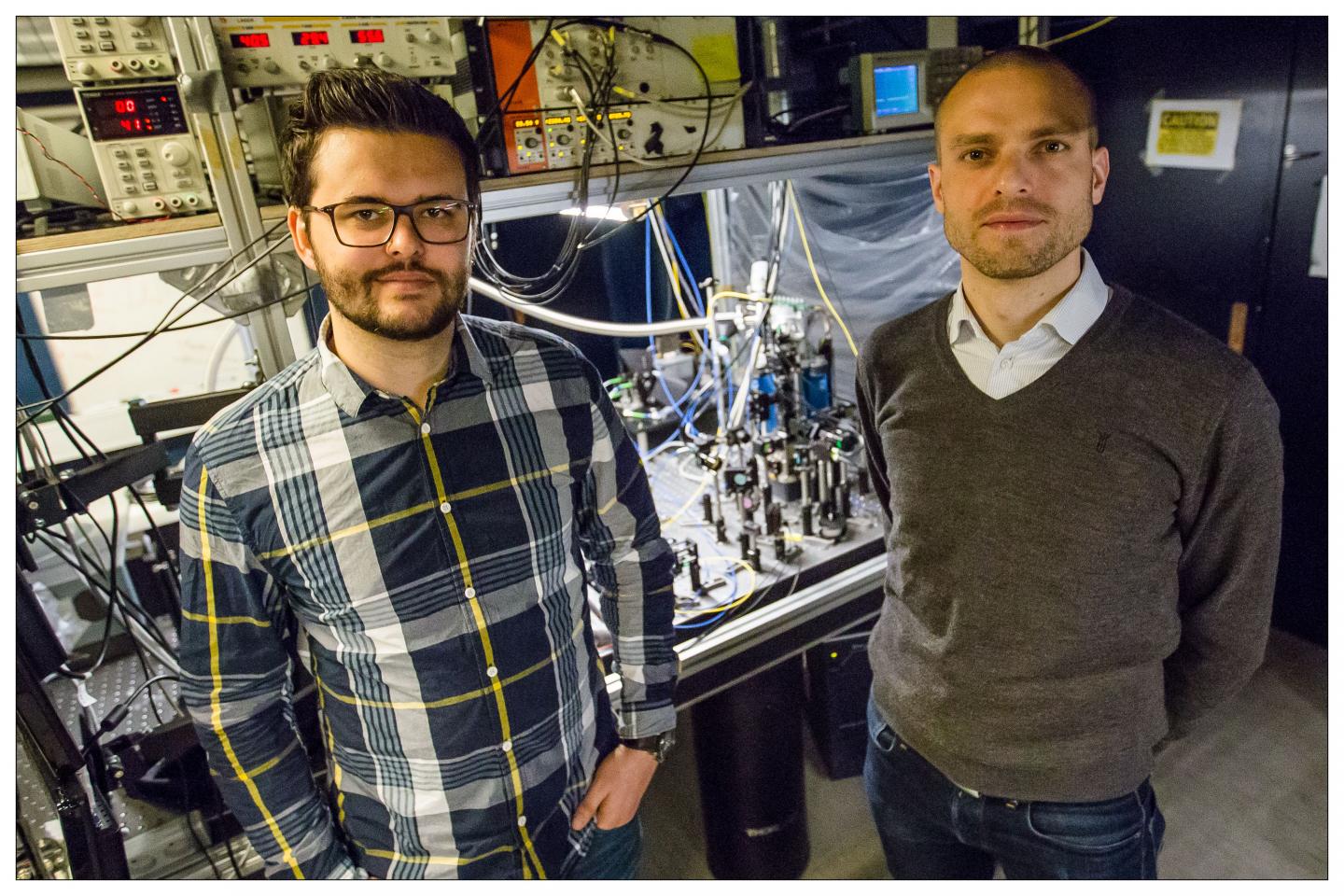 Petru Tighineanu and S&amp;oslash;ren Stobbe, Niels Bohr Institute