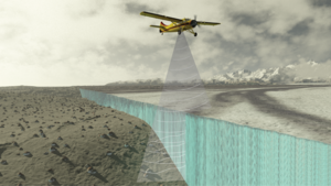 ice-penetrating radar reveals "body scan" of glacier
