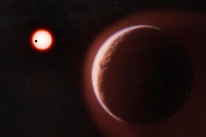 The Atmosphere of a Habitable Zone Rocky planet