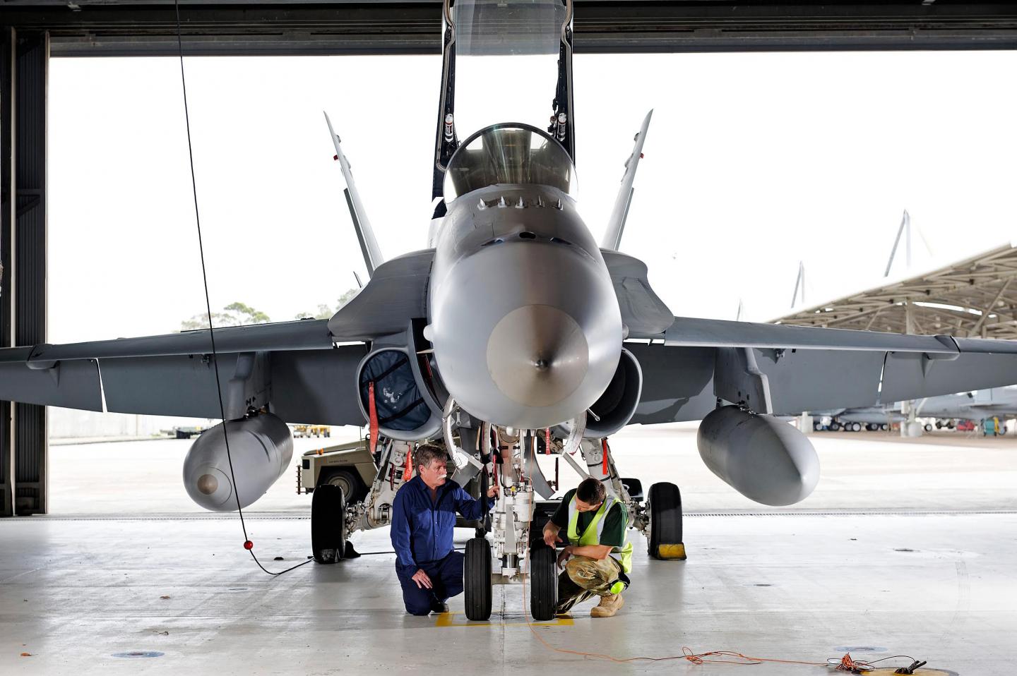 Aircraft Being Repaired