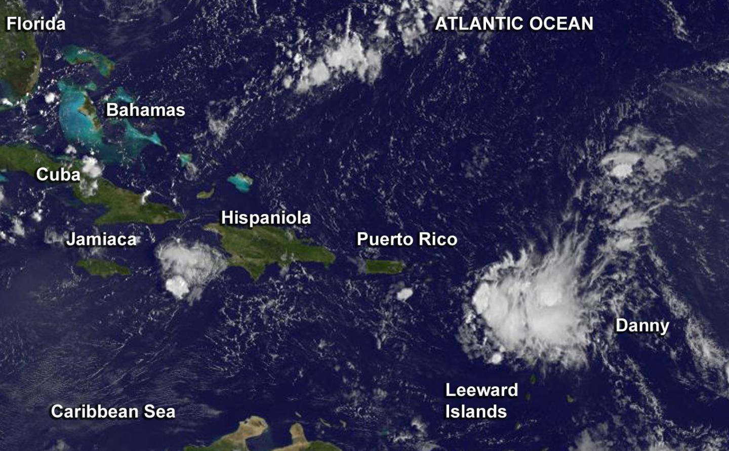 GOES-East Image of Danny