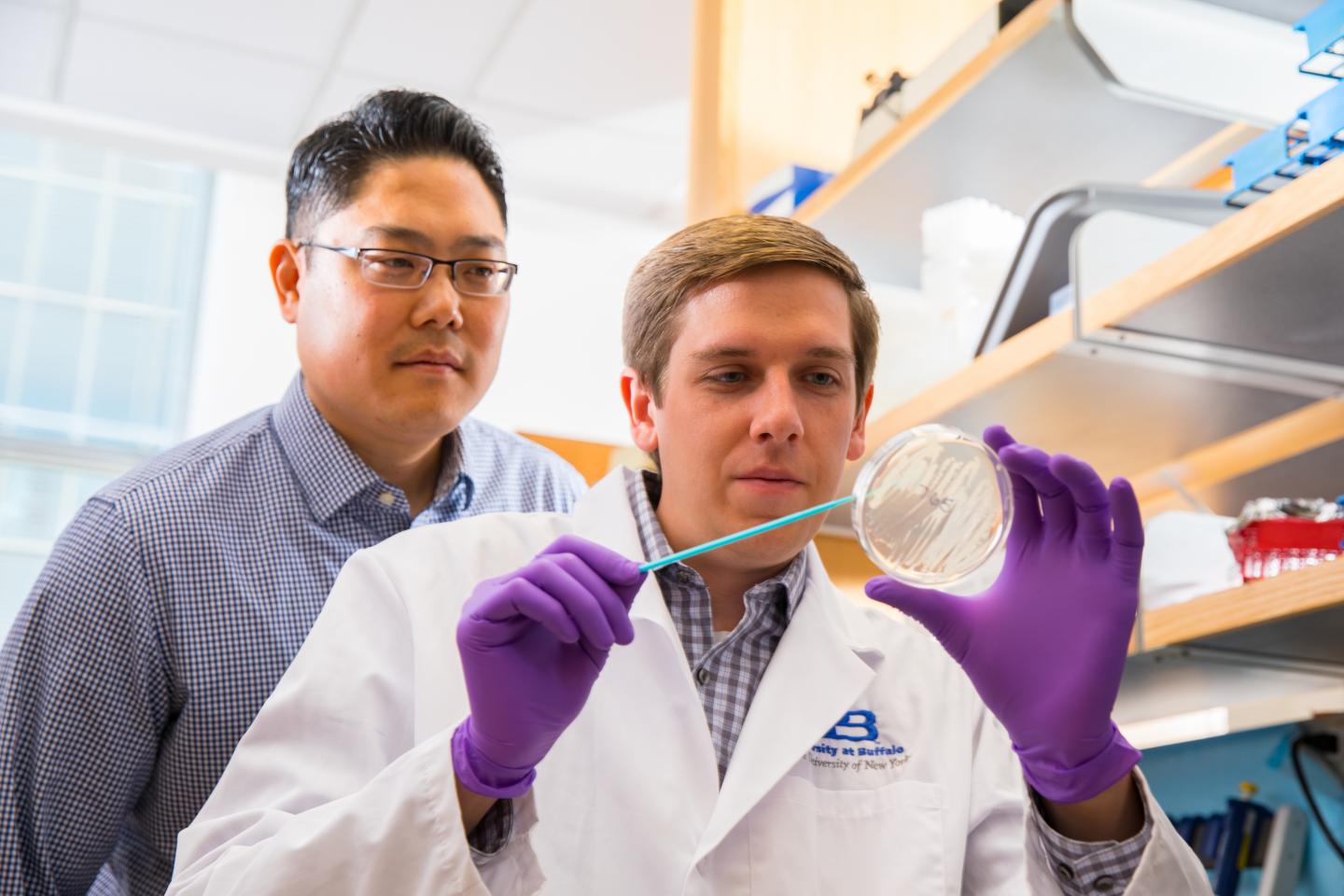UB Researchers Brian Tsuji and Zackery Bulman